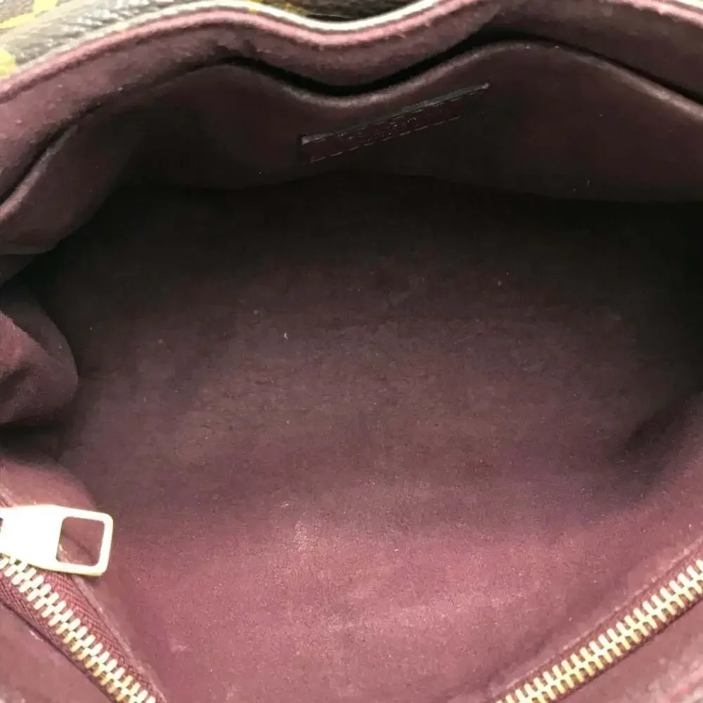 LOUIS VUITTON Brown Monogram Leather Shoulder Bag
